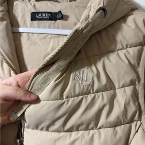 Ralph Lauren Light Tan Quilted Jacket